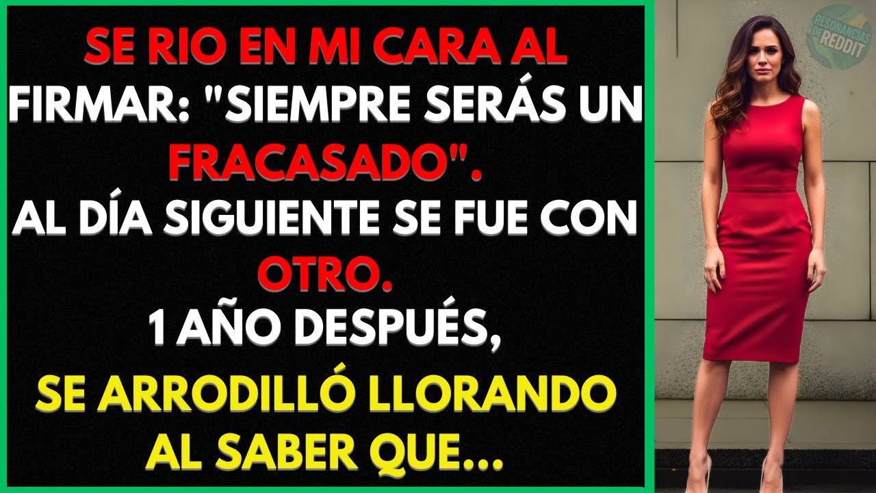 Ella Se Rio En Mi Cara El Día Del Divorcio. 1 Año Después, Se Arrodilló Al Ver Que Yo...