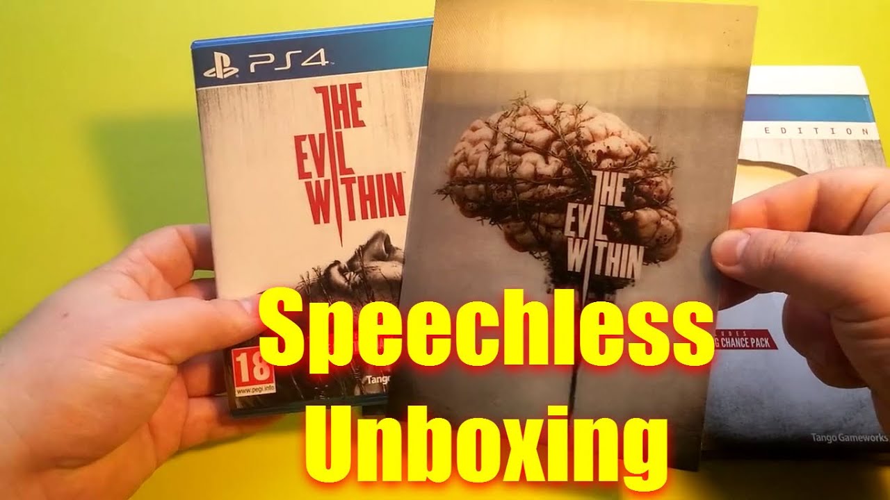 The Evil Within PS4 Limited Edition Speechless Unboxing