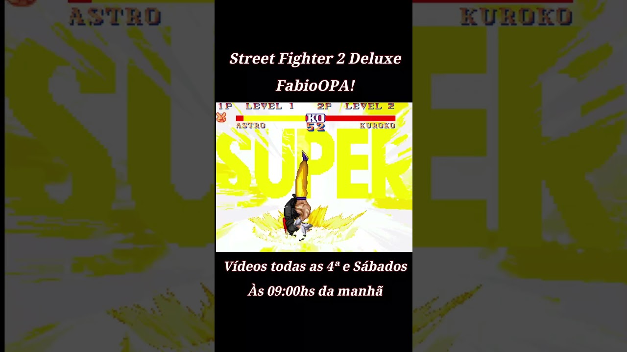 Palinha no Street Fighter 2 Deluxe - Jogando com Astro #shorts