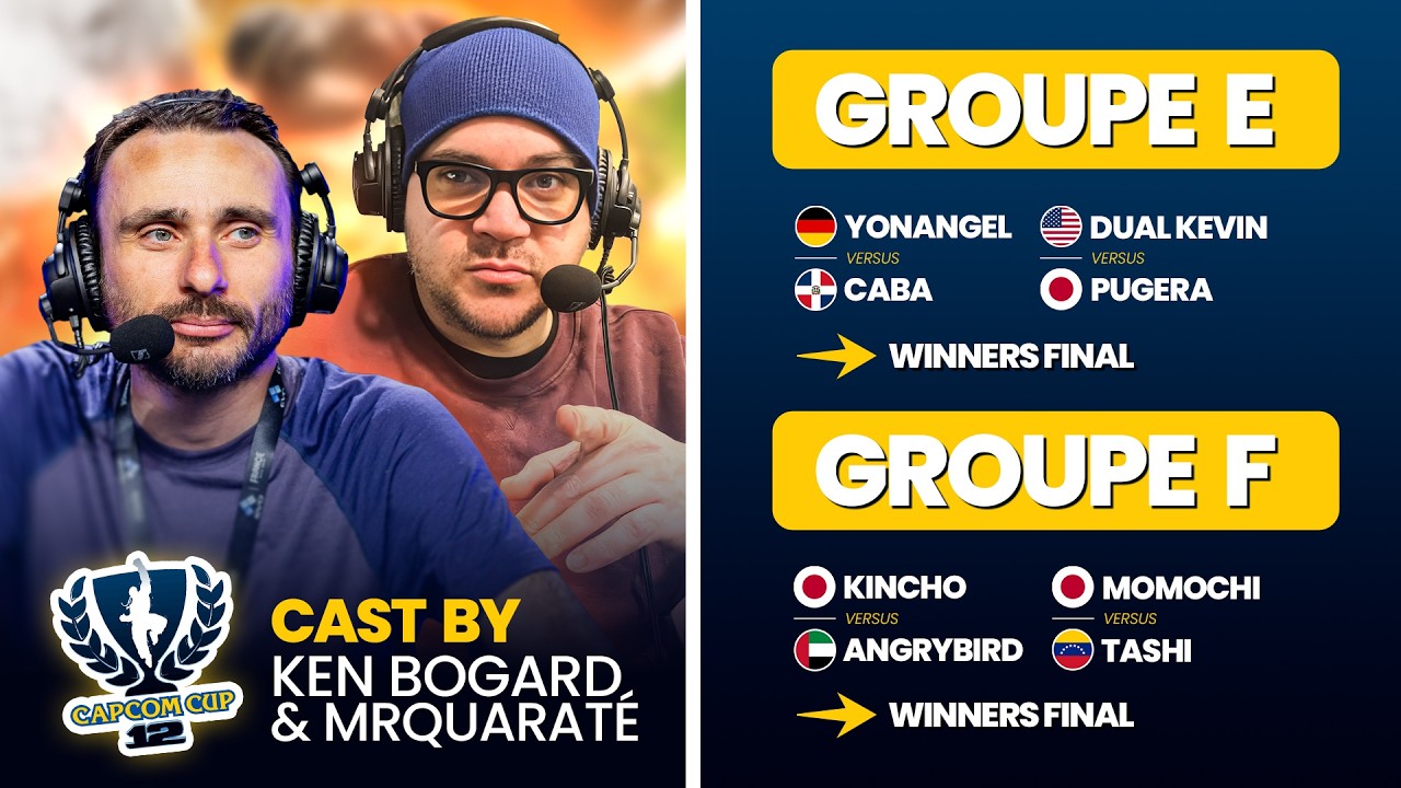 CAPCOM CUP 12 - Groupe E et Groupe F - WINNERS - Street Fighter 6