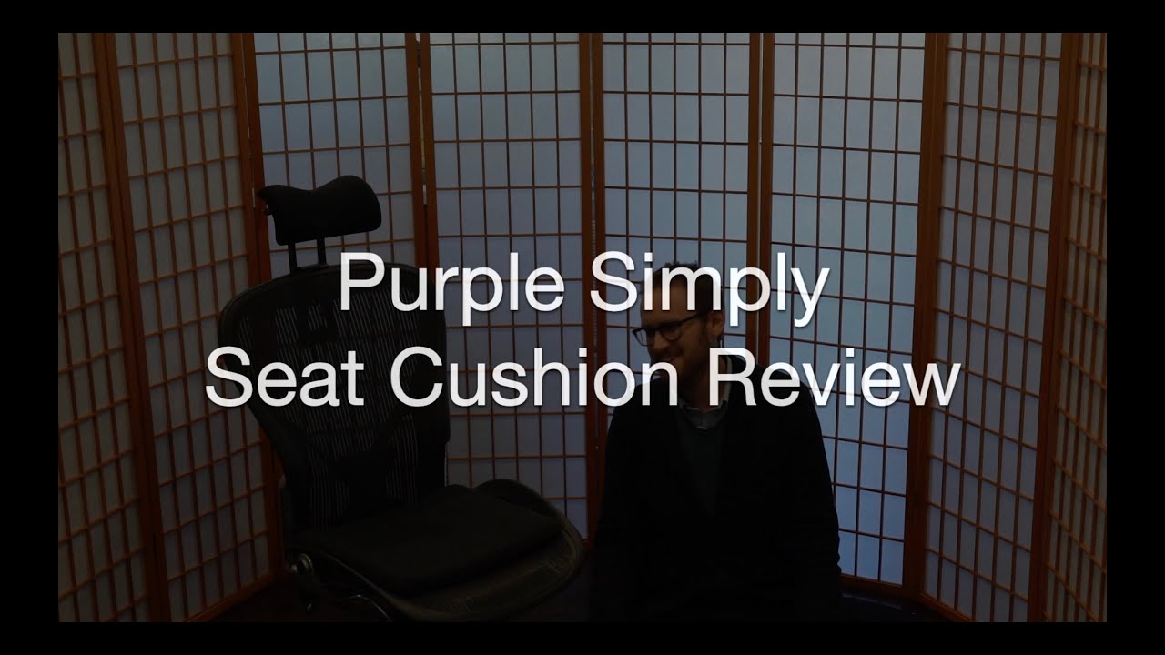 Purple Simply Seat Cushion Review