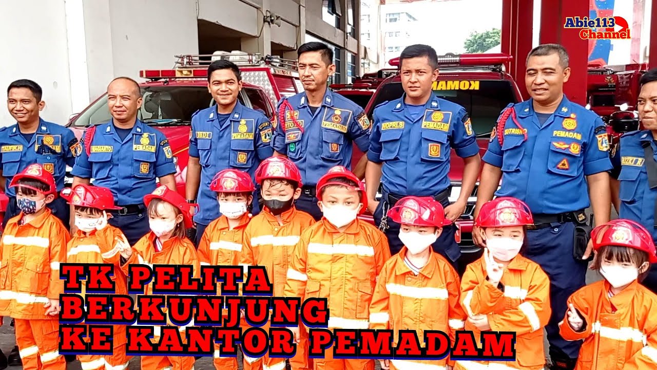 TK PELITA BERKUNJUNG KE KANTOR PEMADAM KEBAKARAN JAKARTA PUSAT