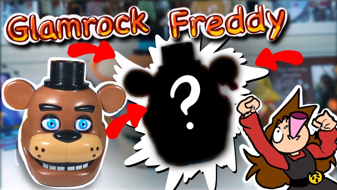 Painting a Glamrock Freddy Head to not go crazy