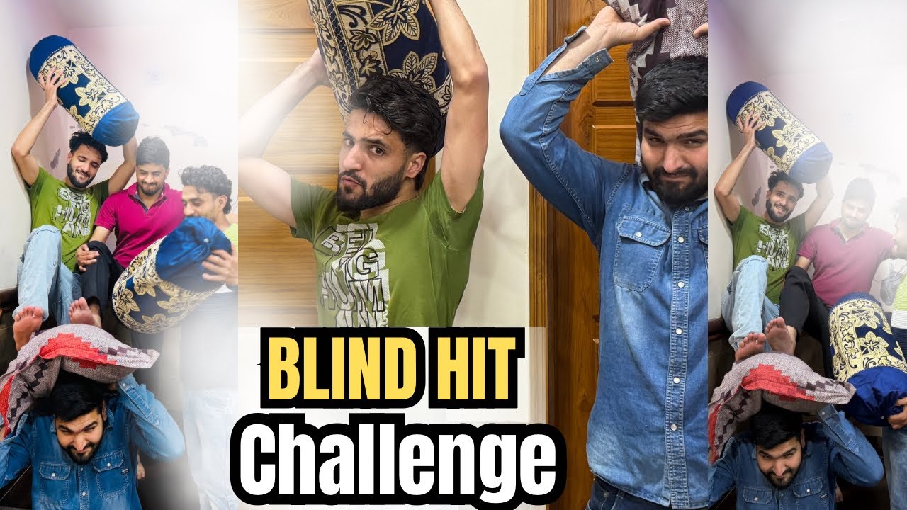 Stop and Count Blind Hit Challenge 😂😂|| funny reactions of boys 😂 #funny #blindhitchallenge 
