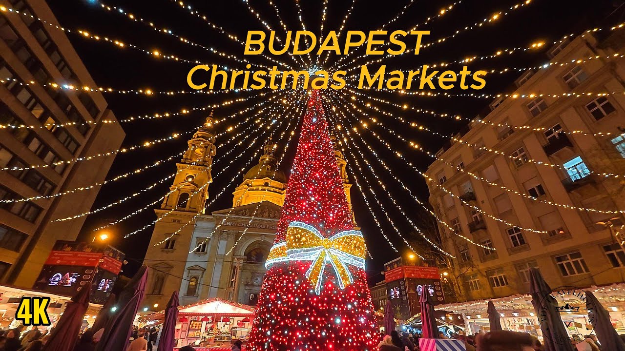 Budapest Christmas Markets Walking Tour 2024 🎄✨ | Advent Basilica & Fashion Street