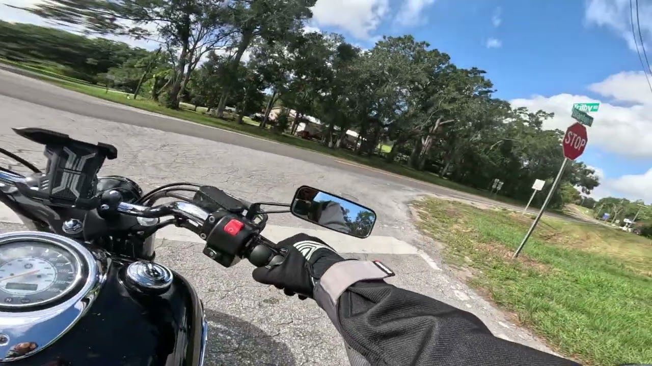 Casual Ride | Beginner Rider POV | 2005 YAMAHA VSTAR 1100 | (the one where my camera bends reality)