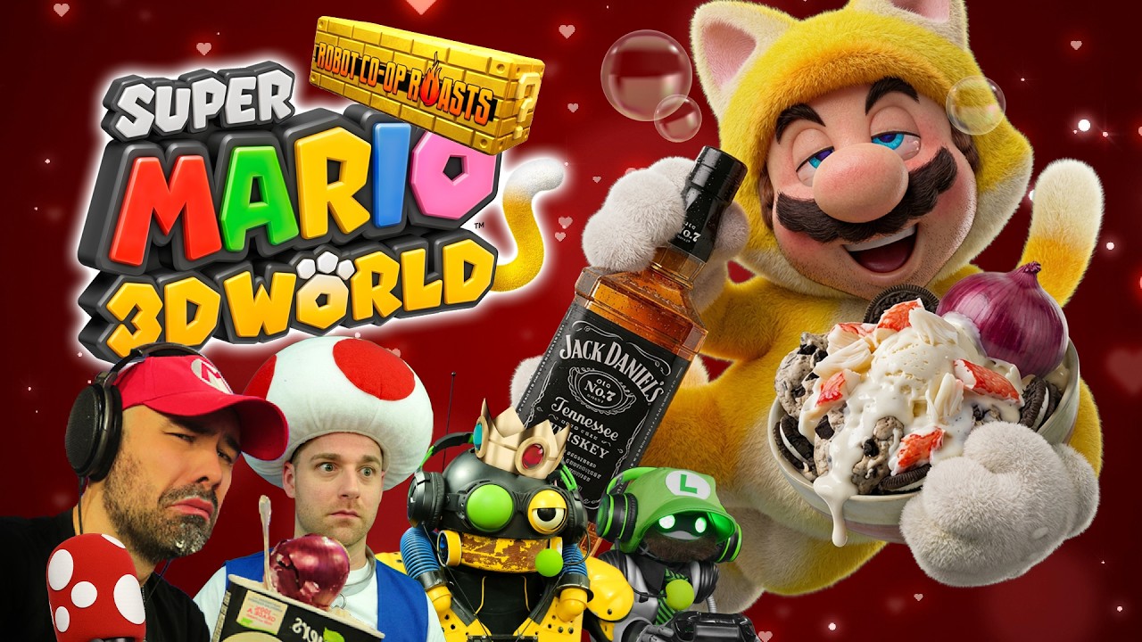 Valentine's Day But You're Single, Drunk & Have to Play Mario | RCO Roasts 'Super Mario 3D World'