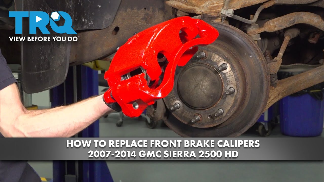 How to Replace Front Brake Calipers 2007-2014 GMC Sierra 2500 HD