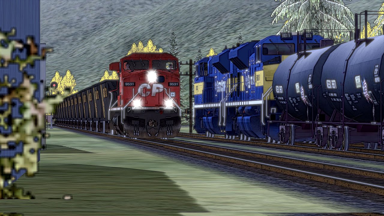 Open Rails - Shuswap Subdivision | CP Train 771 (Salmon Arm - Kamloops)