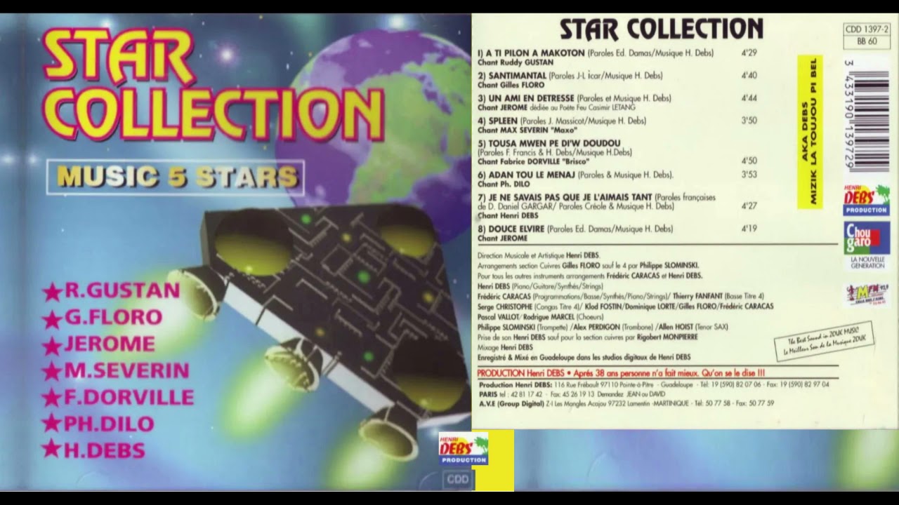 STAR COLLECTION (Ruddy Gustan) - A Ti Pilon A Makoton(1996)