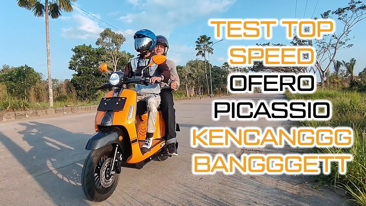Test Ride Ofero Picassio, Kencang Banget! Tembus 75 km/jam