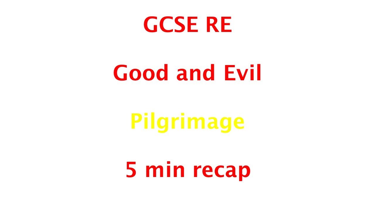GCSE RE (Eduqas) - Pilgrimage 5min recap