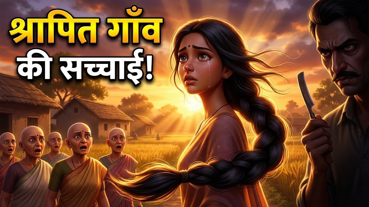 श्रापित गाँव की सच्चाई | ai 3d cartoon | Hindi Emotional Story