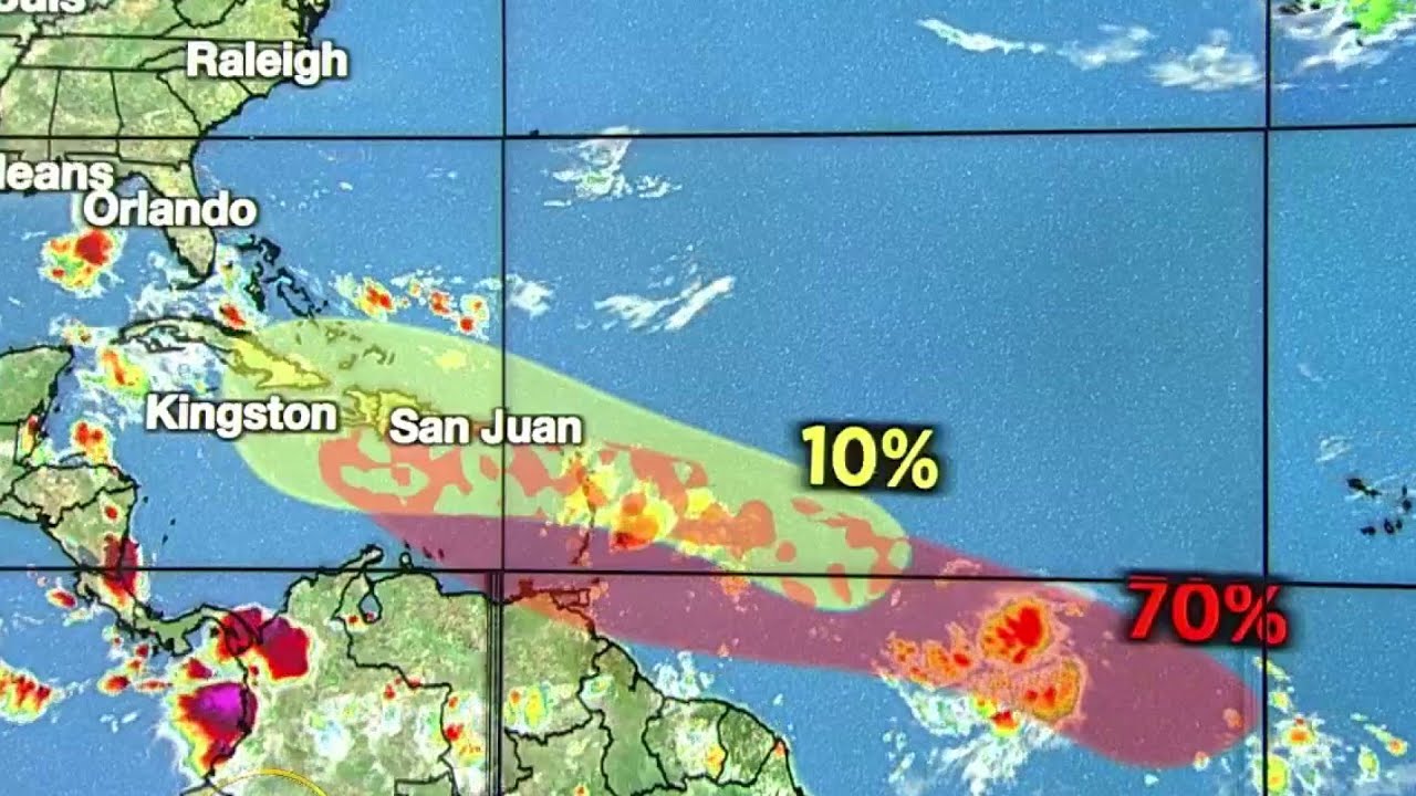 Tracking the tropics: 70% chance system develops in Atlantic