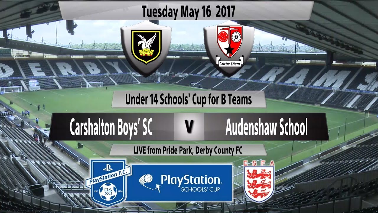 Highlights   U14 Schools Cup for B Teams   Carshalton Boys SC v Audenshaw School