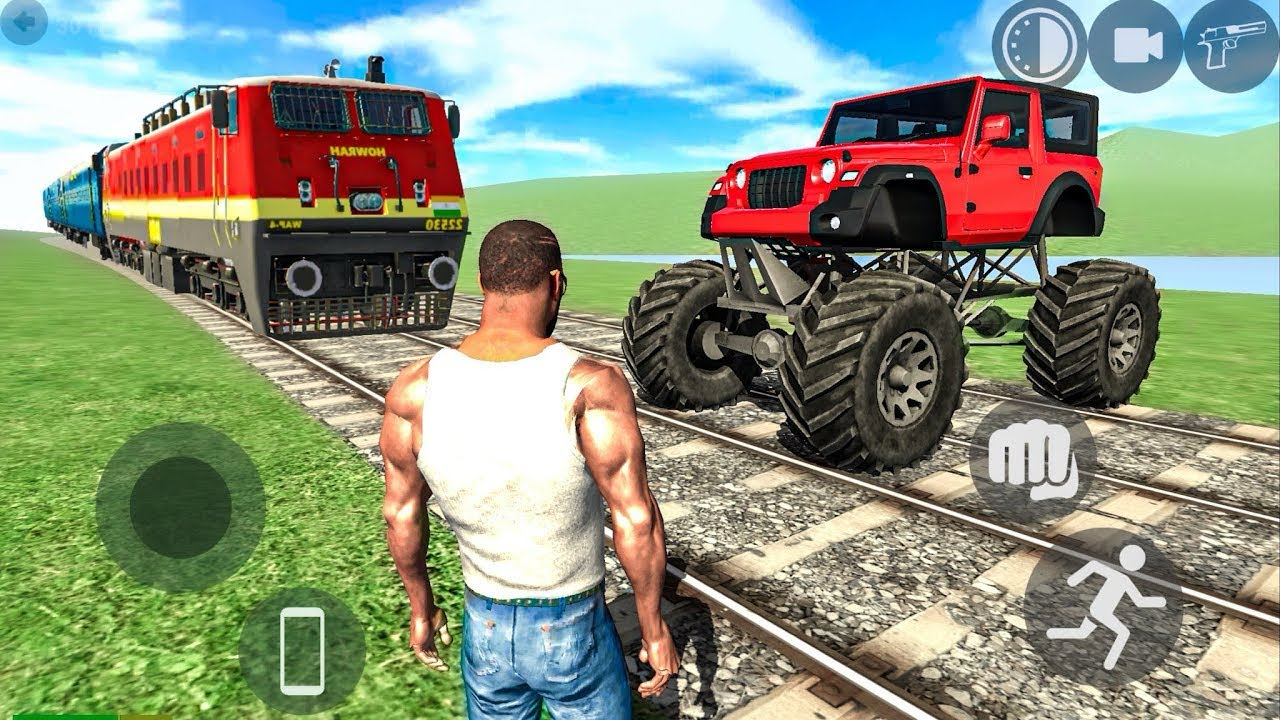 Thar Monster Truck Vs Train Ride in Open City Simulator 2025 - Android Gameplay