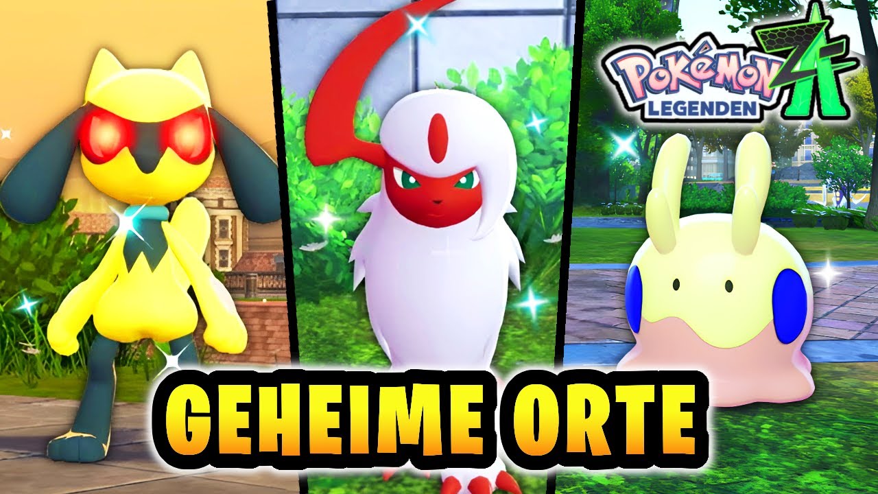 Diese GEHEIMEN Orte sind wie Cheat Codes für Shinys in Pokemon Legenden Z-A!