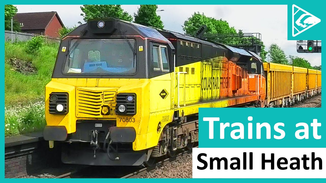 Trains at Small Heath (CML) 31/05/2022