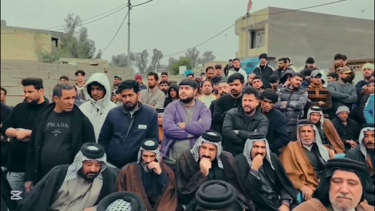 حضرنا في واسط قضاء الصويرة مشية قبيلة عتاب على قبيلة السادة الصوافي المغدور سيد حمزة حسن دحام الصافي