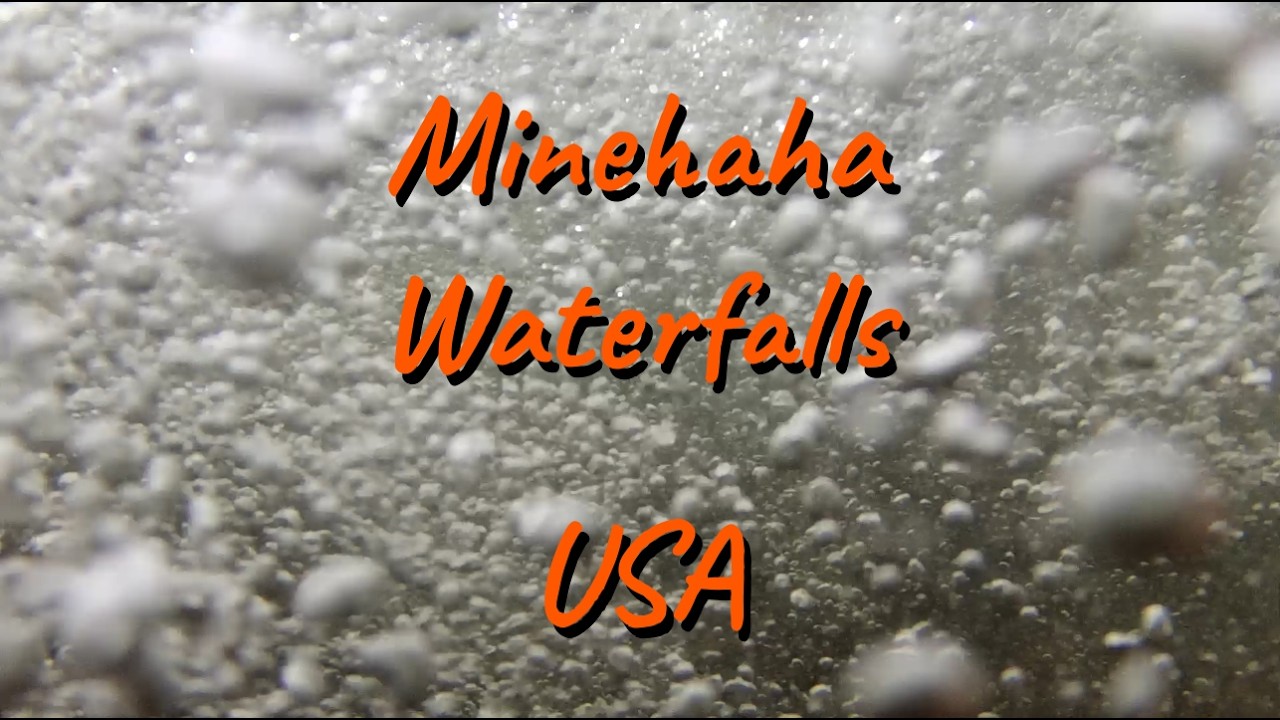 🇺🇸 Just Splash 💦 Minehaha Waterfalls ⛱️ Minnesota, USA 4K