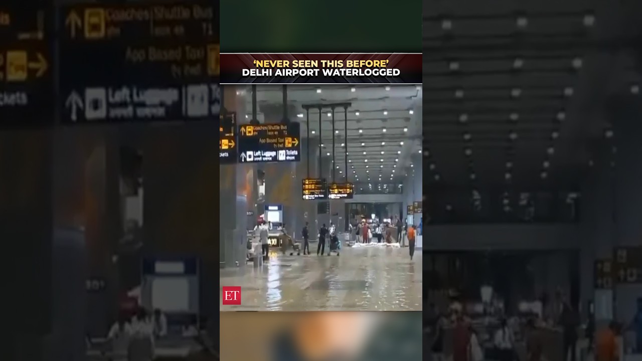 &lsquo;Never seen anything like this&rsquo;: Delhi airport waterlogged after heavy rain, flights delayed