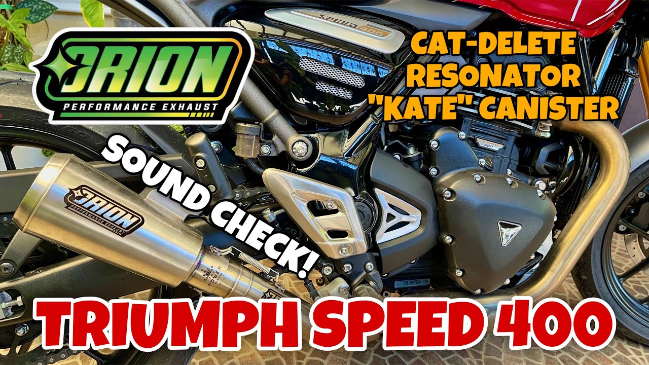 Let’s Get Loud! | Triumph Speed 400 | Orion Performance Exhaust