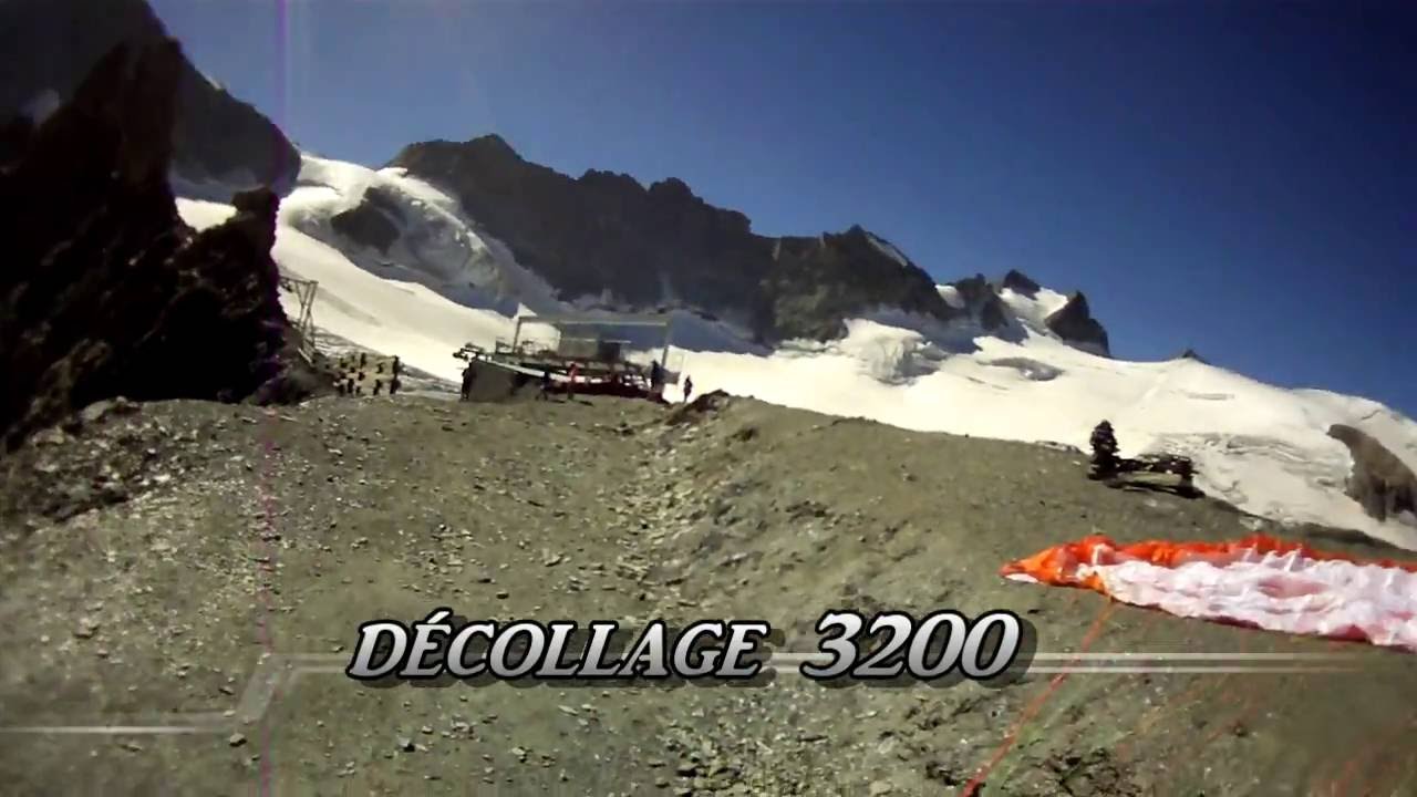 Vol en parapente Col des Ruillans -La Grave la meije