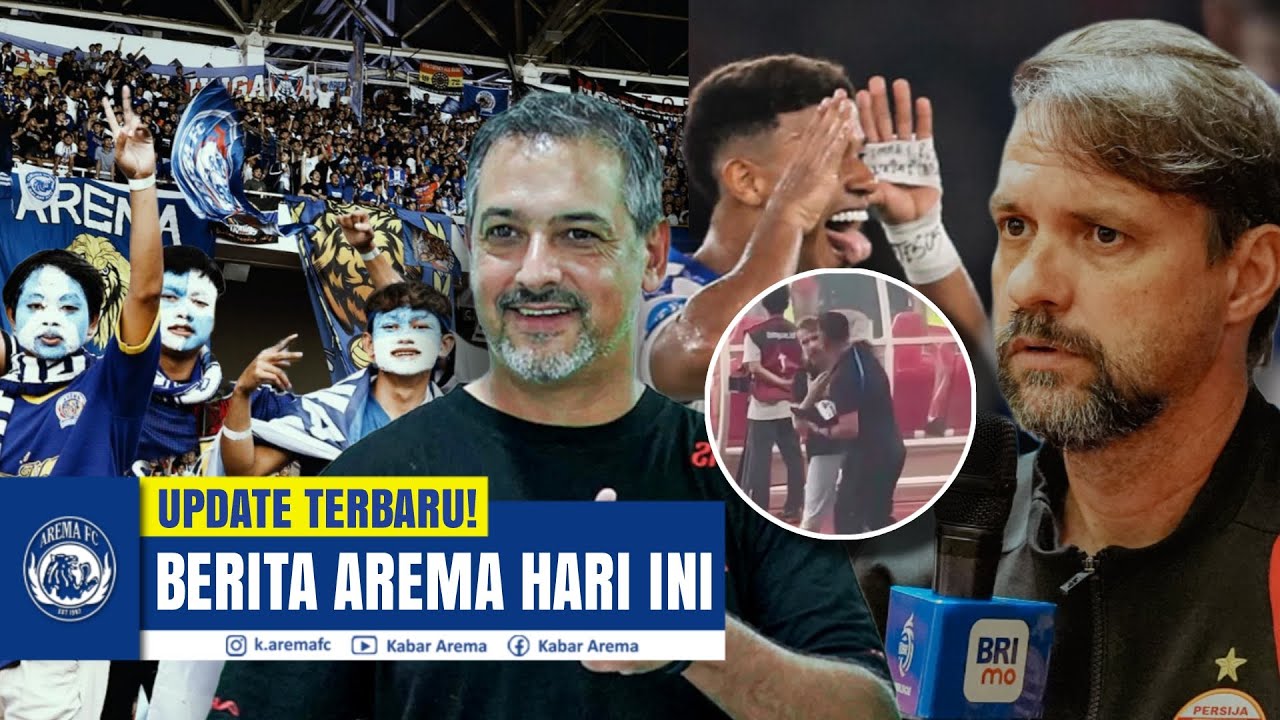 MAURICIO TAK TERIMA! Euforia Kemenangan, Marcos Santos Terharu Lihat Aremania Pesta Pora