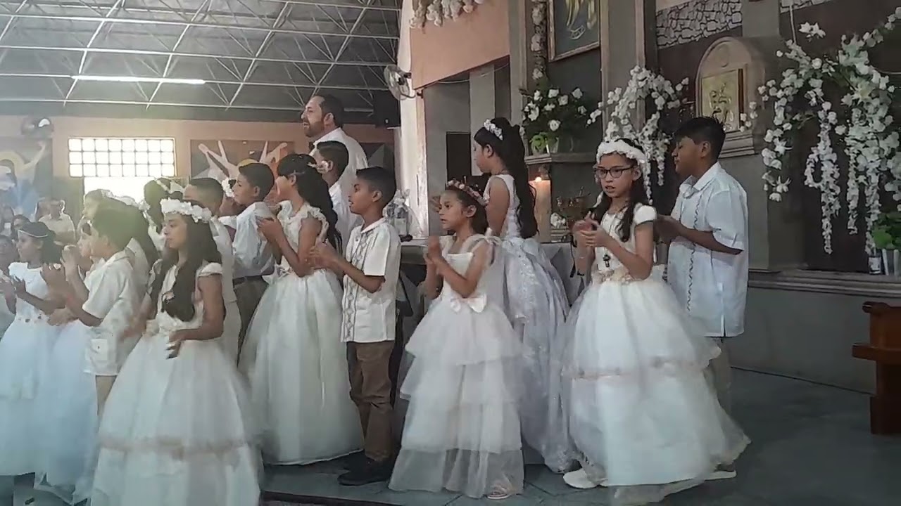 Comunion en parroquia nuestra señora de atocha