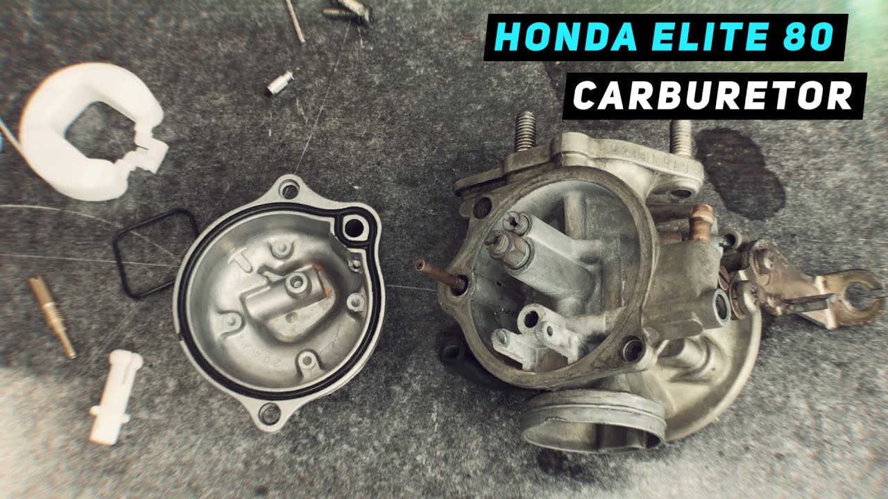 Honda Elite 80 - Carburetor Disassembly / Cleaning / Assembly | Mitch's Scooter Stuff