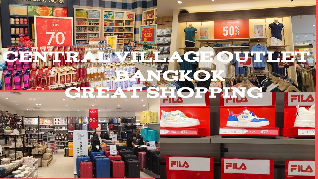 Central Village Bangkok Outlet | Central Village 🇹🇭🇹🇭🇹🇭4K Walk Nasha vlogs