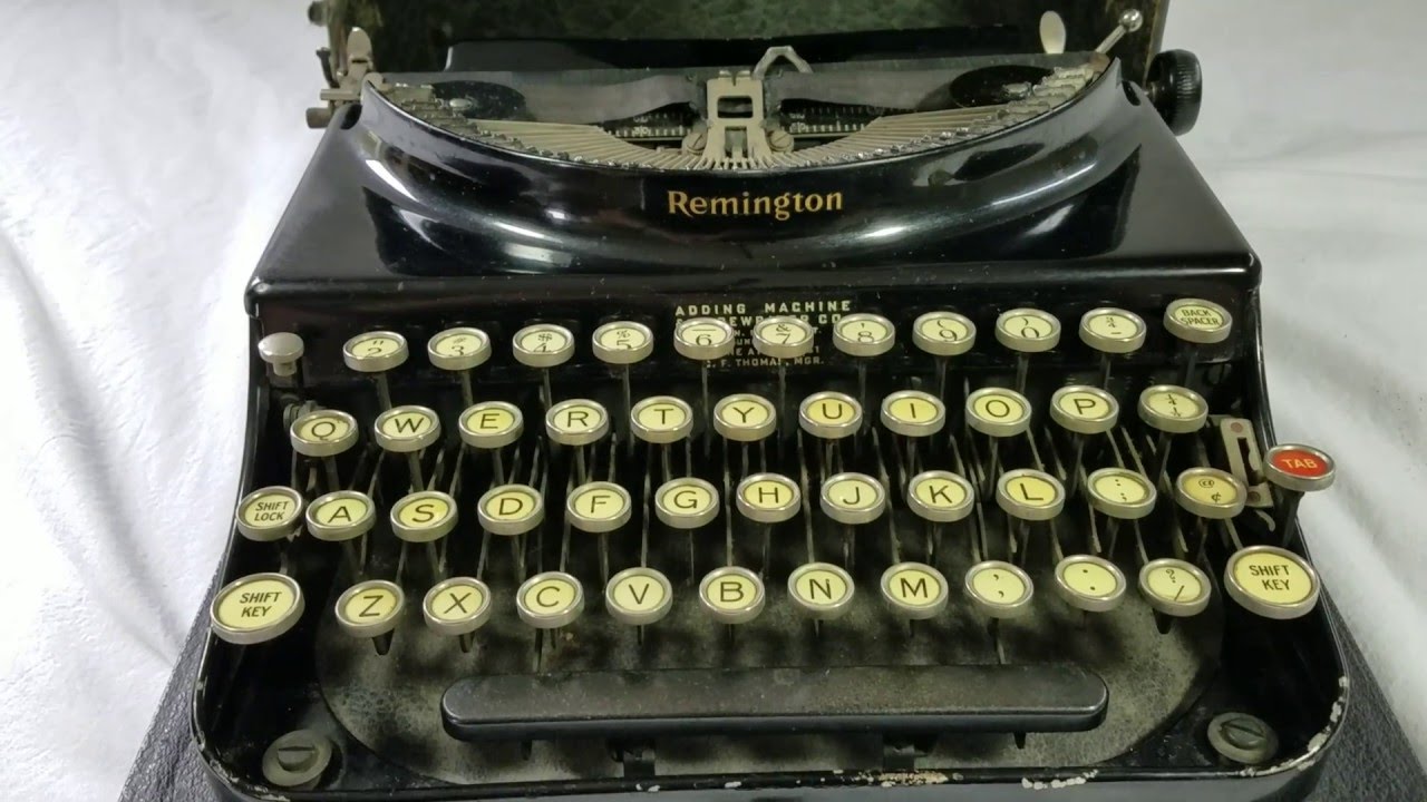 Remington Portable Typewriter No 3 from 1931