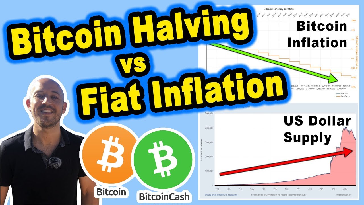 🔵 Bitcoin Halving (The Halvening) versus the US Dollar & Fiat Inflation