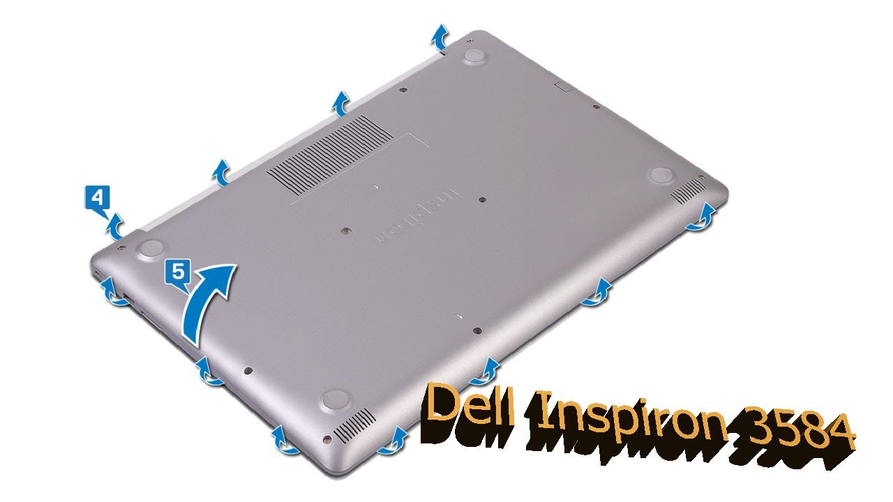How to disassembly Dell Inspiron 3584 Laptop repair