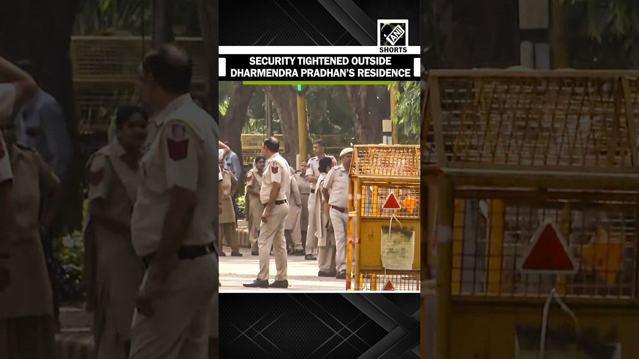 Security deployed outside former Education minister Dharmendra Pradhan&rsquo;s residence