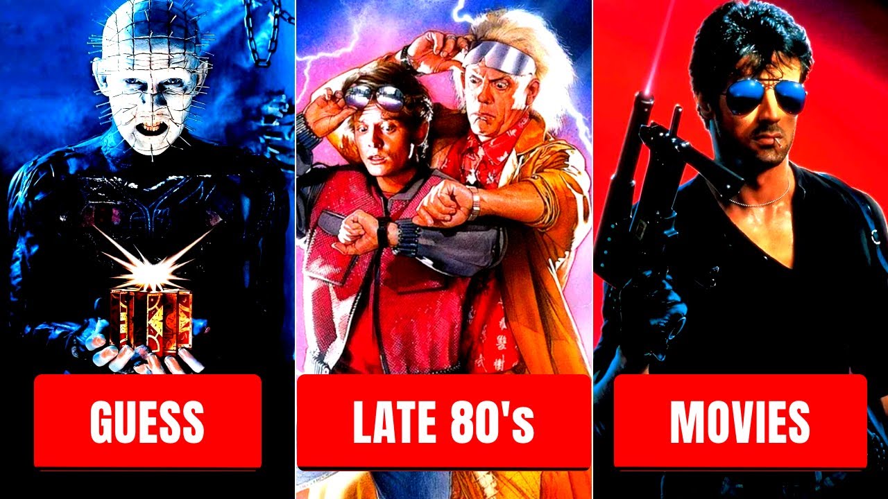 GUESS 100 Movies From The POSTER! 🎬 1985–1989: Bigger, Bolder, Better
