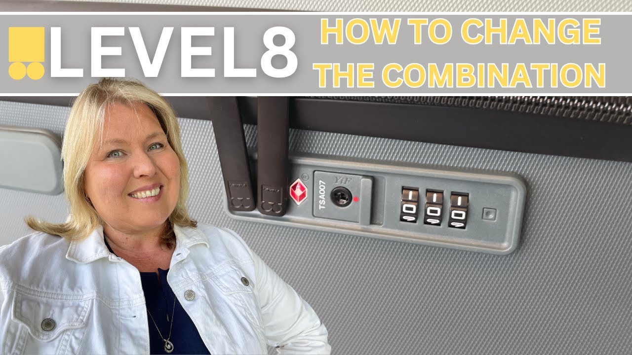 Level8 Luggage: Changing Your TSA Lock Combination Easily