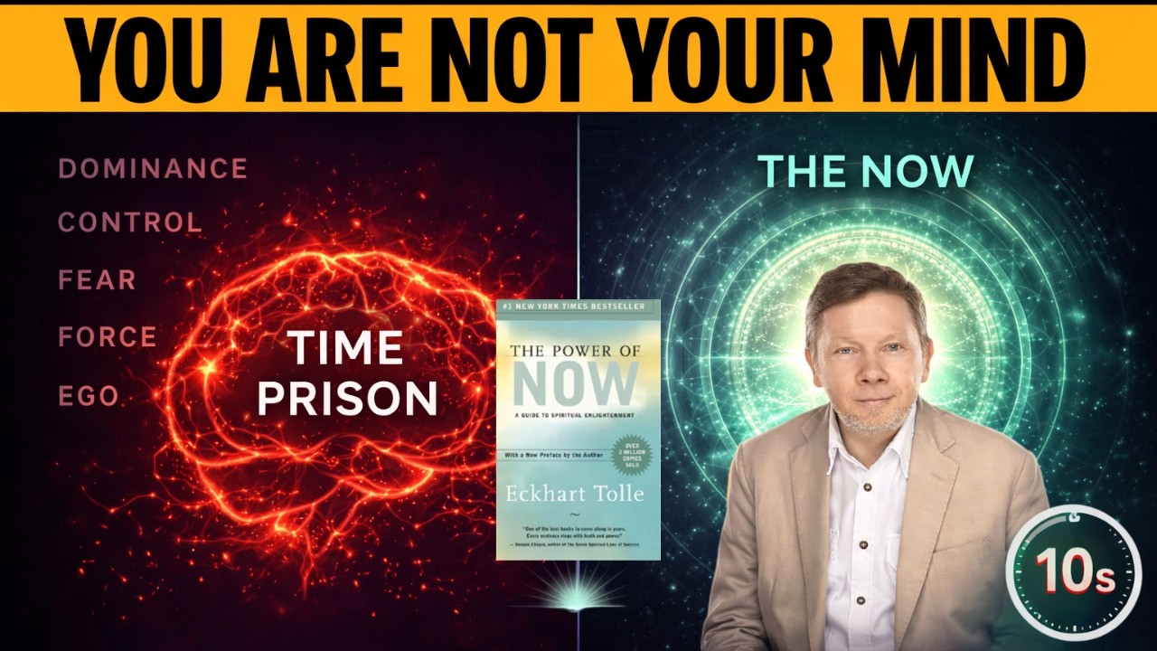 The Only Cure for Your Anxiety | YOU ARE NOT YOUR MIND | Power of Now Explanation | 3.3