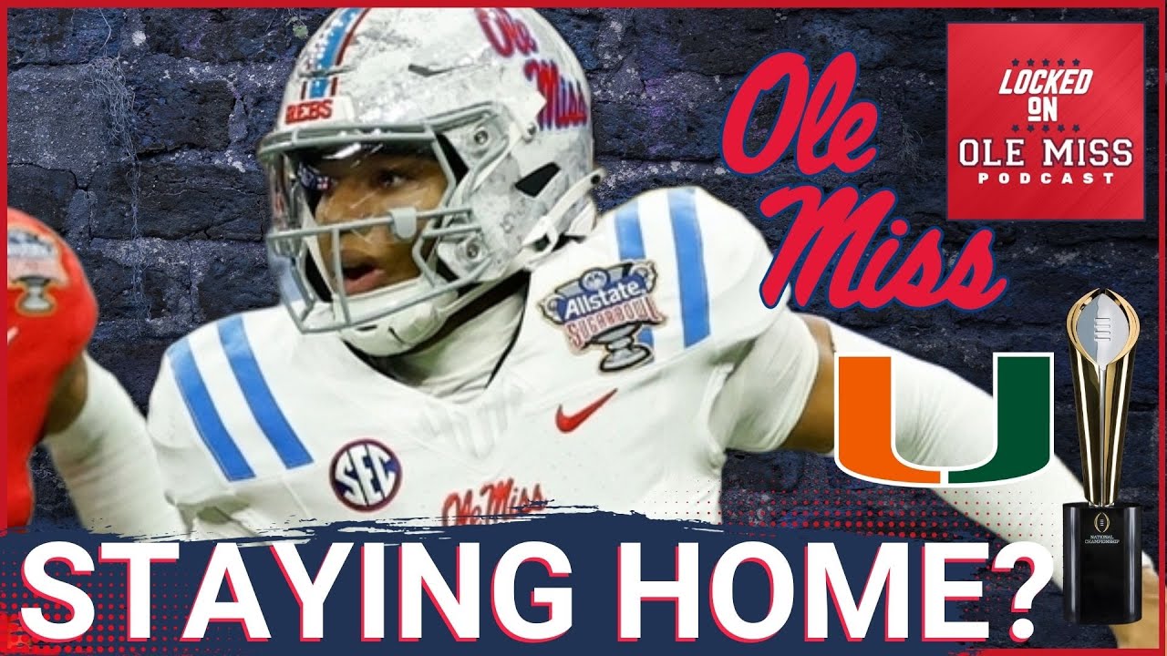 MASSIVE: Trinidad Chambliss, Kewan Lacy TRENDING toward OLE MISS as FIESTA BOWL vs Miami nears
