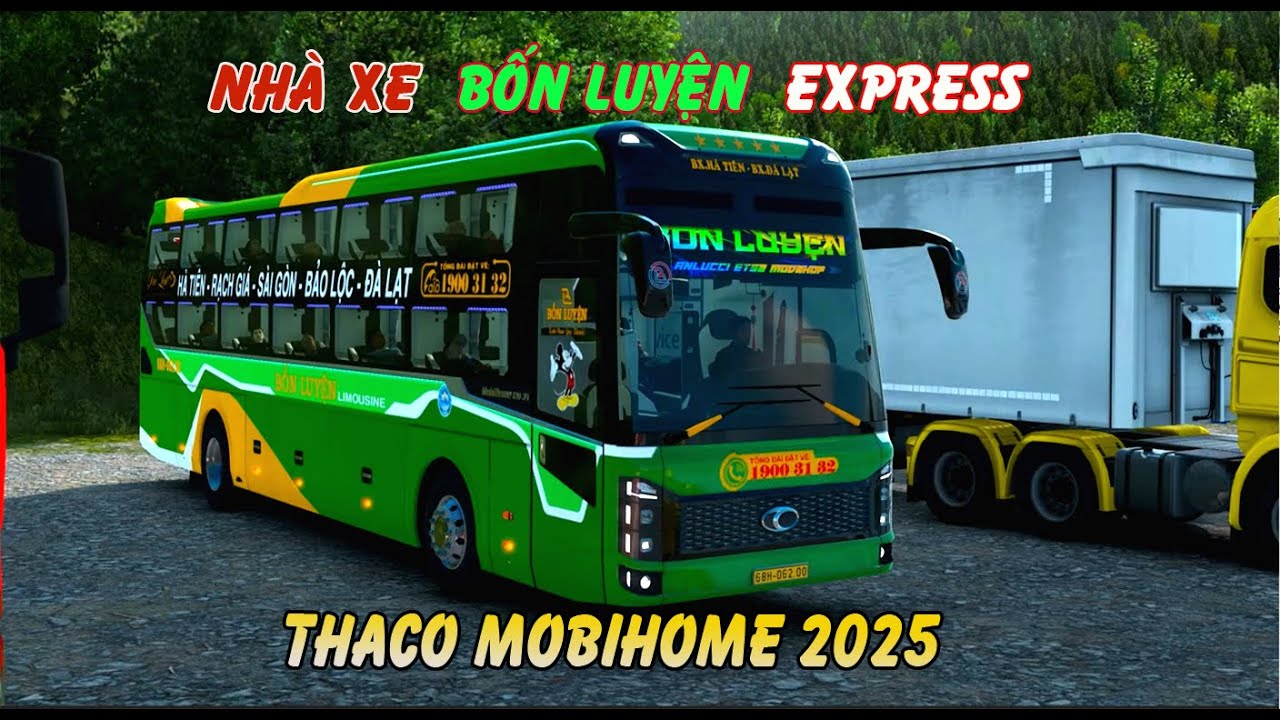 Live Bus ETS2: Siêu Phẩm 2025 Hành Trình Hà Tiên - Đà Lạt | Xe giường nằm Bốn Luyện Express