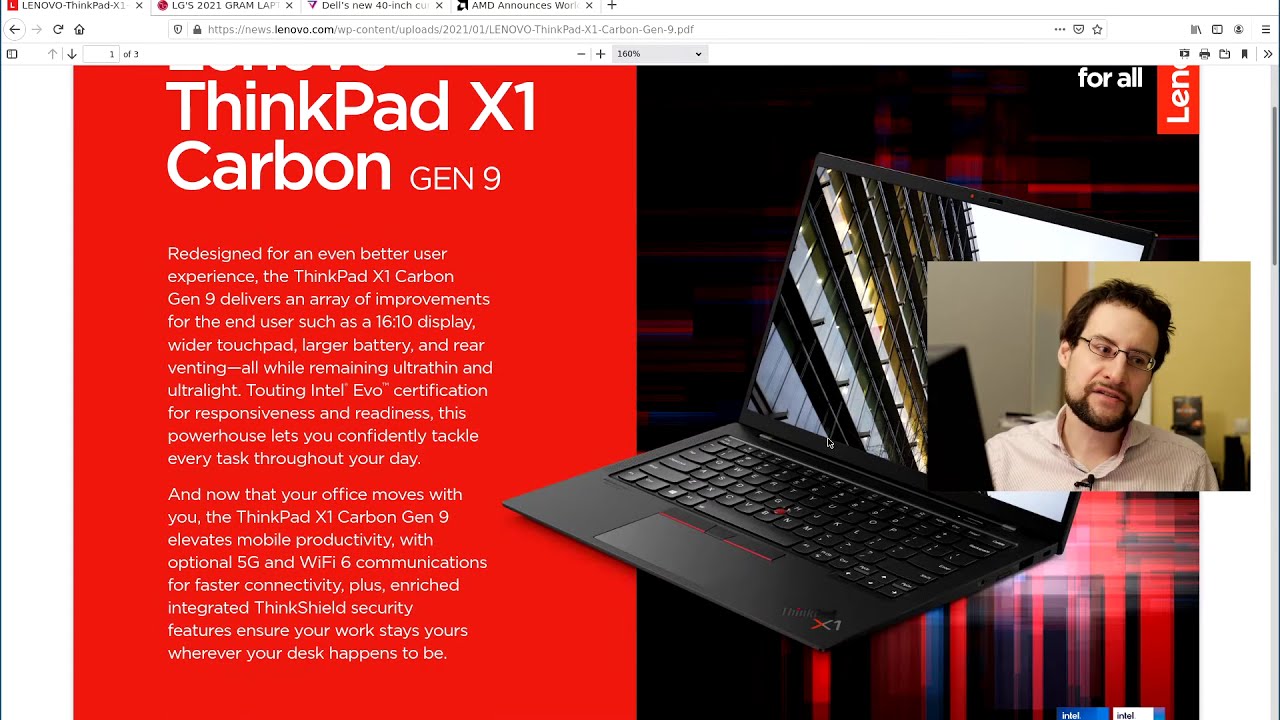 CES'21 - 16:10 & 3:2 ThinkPad! LG, AMD Mobile Ryzen 5000 & more!