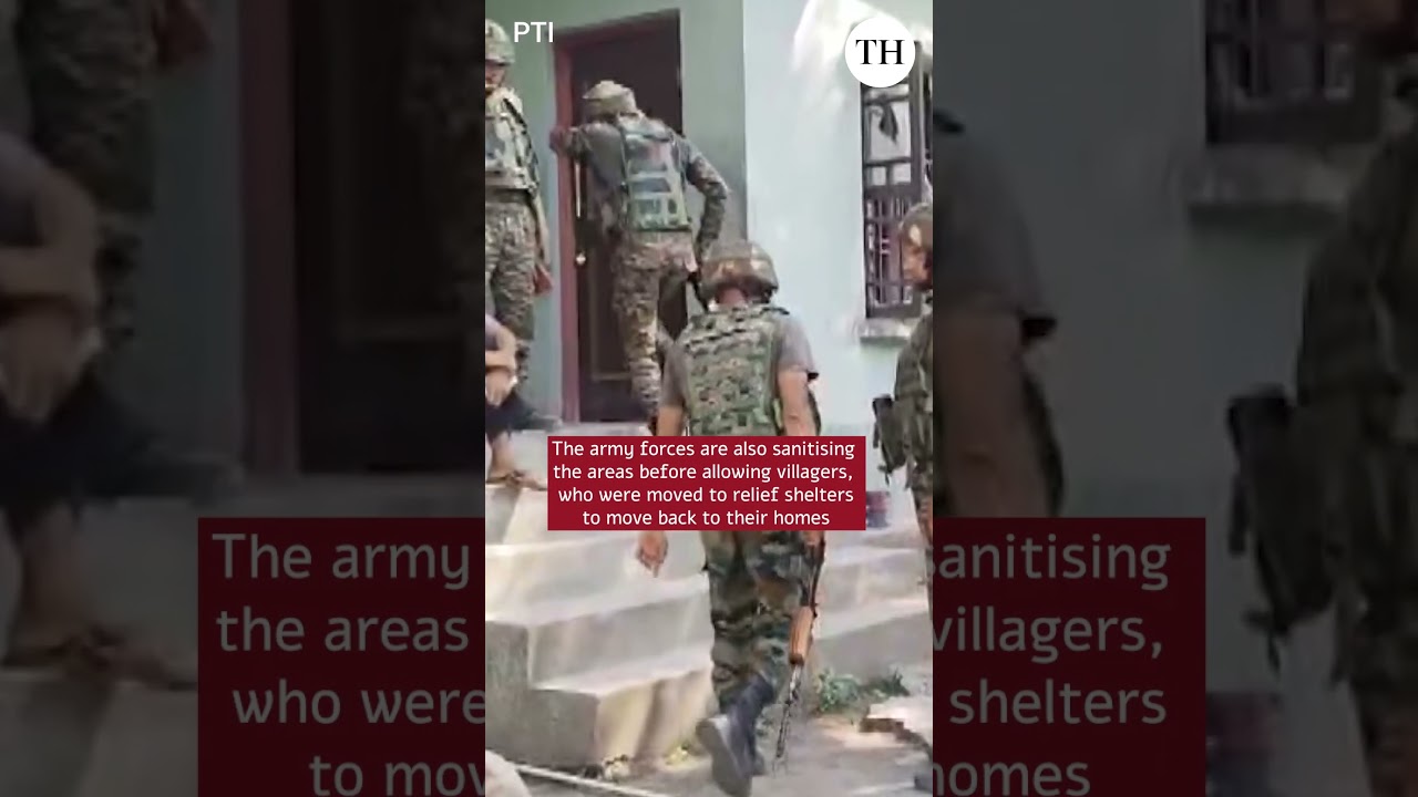 Indian Army conducts operation to clear unexploded Pakistani shells in Rajouri