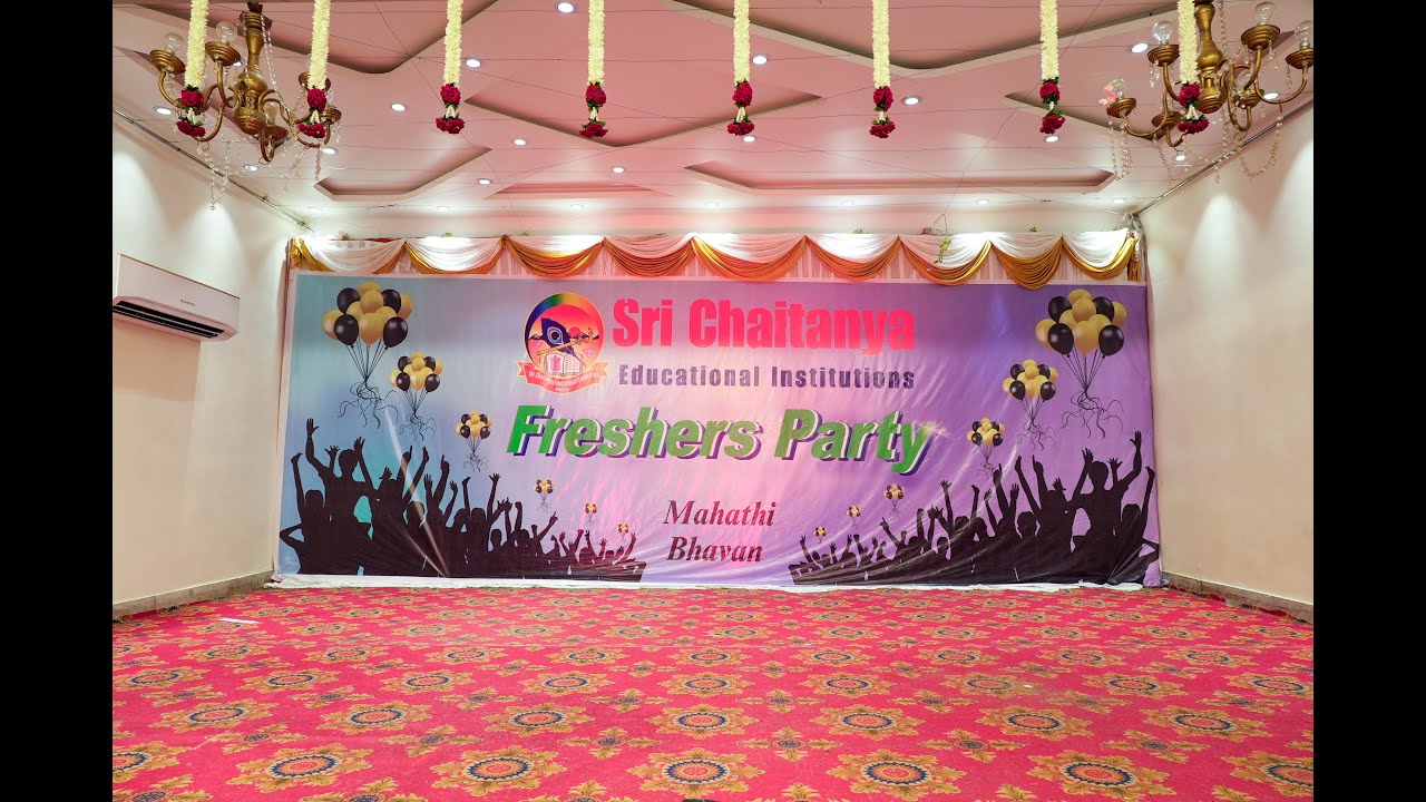 Sri Chaitanya College l Freshers Party 2025 l Kv Creations I -Mahathi Bavan-