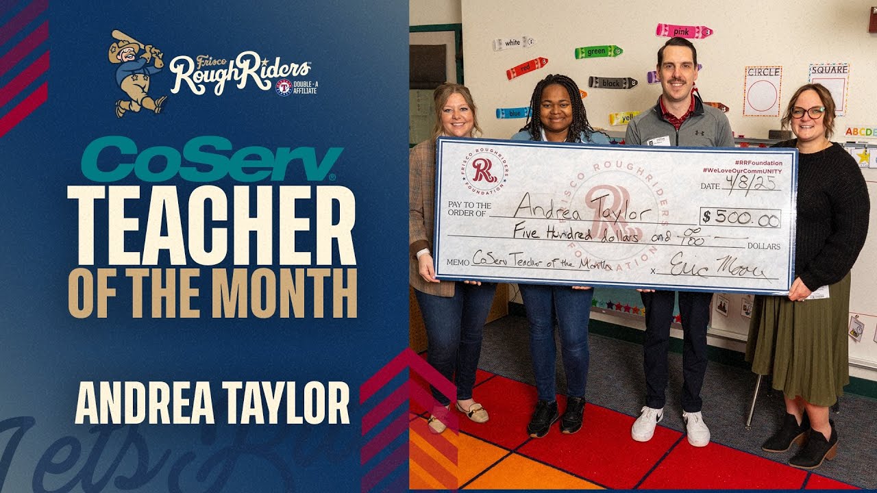 Andrea Taylor | 2025 Frisco RoughRiders CoServ Teacher of the Month