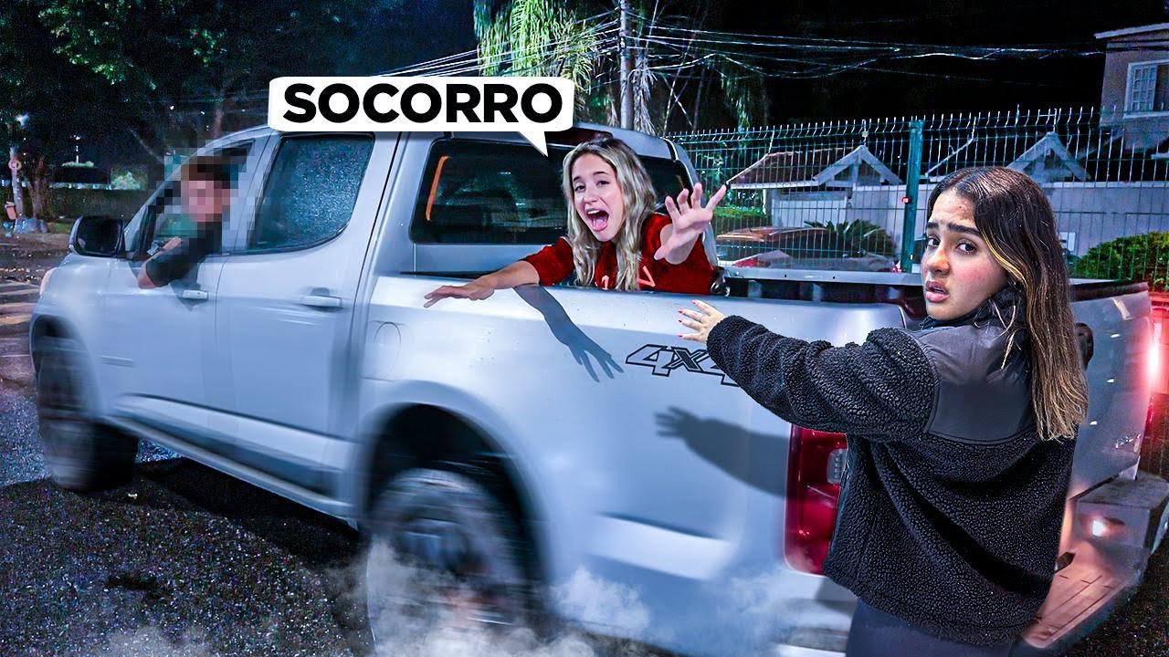UM ESTRANHO LEVOU MINHA IRMÃ PRESA NO CARRO 😱😱😱
