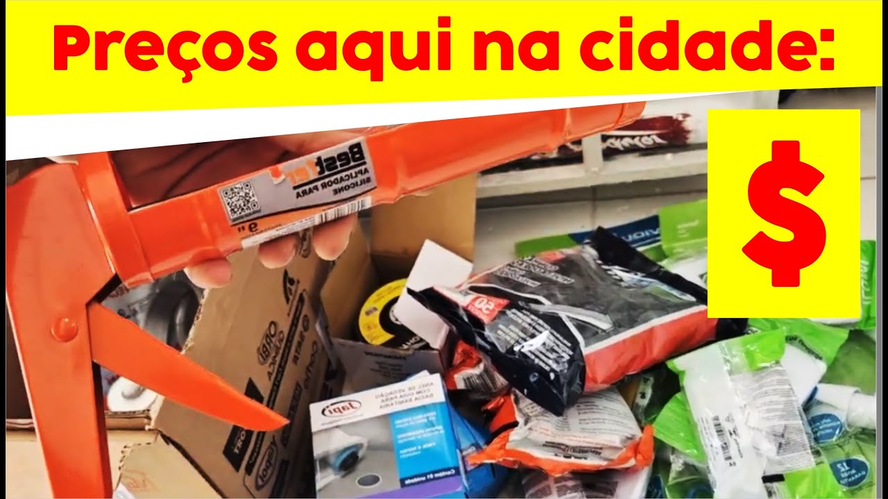 Falei PREÇO dos produtos aqui na cidade