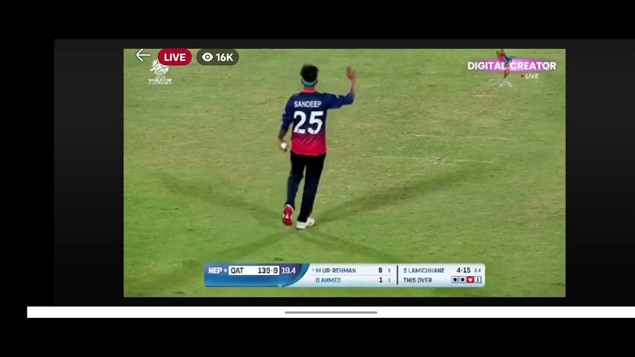 💪OaT VS Nepali 💪 🇳🇵🏏🏏