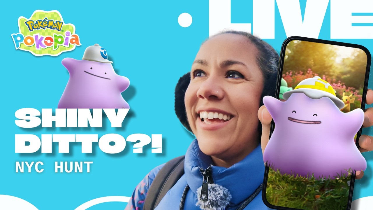 SHINY COSTUME DITTO HUNT?! | Pokopia Event LIVE in NYC