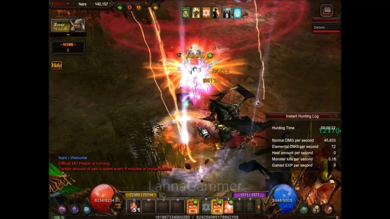 - Mu Online - Lemuria Mystic Mage  - Build - Tree - 4Tree - Ultimate Force Skill - Season 17