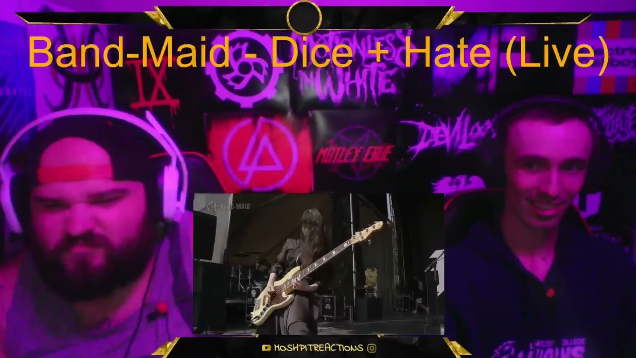 Band-Maid - Dice + Hate? Live @ Lollapalooza | Our favorite live show yet! {Reaction}